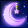 Purple Crescent Moon