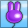 Purple Bunny Balloon