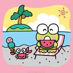 Keroppi but make it SUMMER TIME.jpg